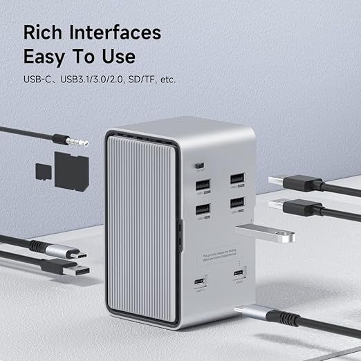 Hagibis U100 Aluminum Alloy USB-C Docking Station
