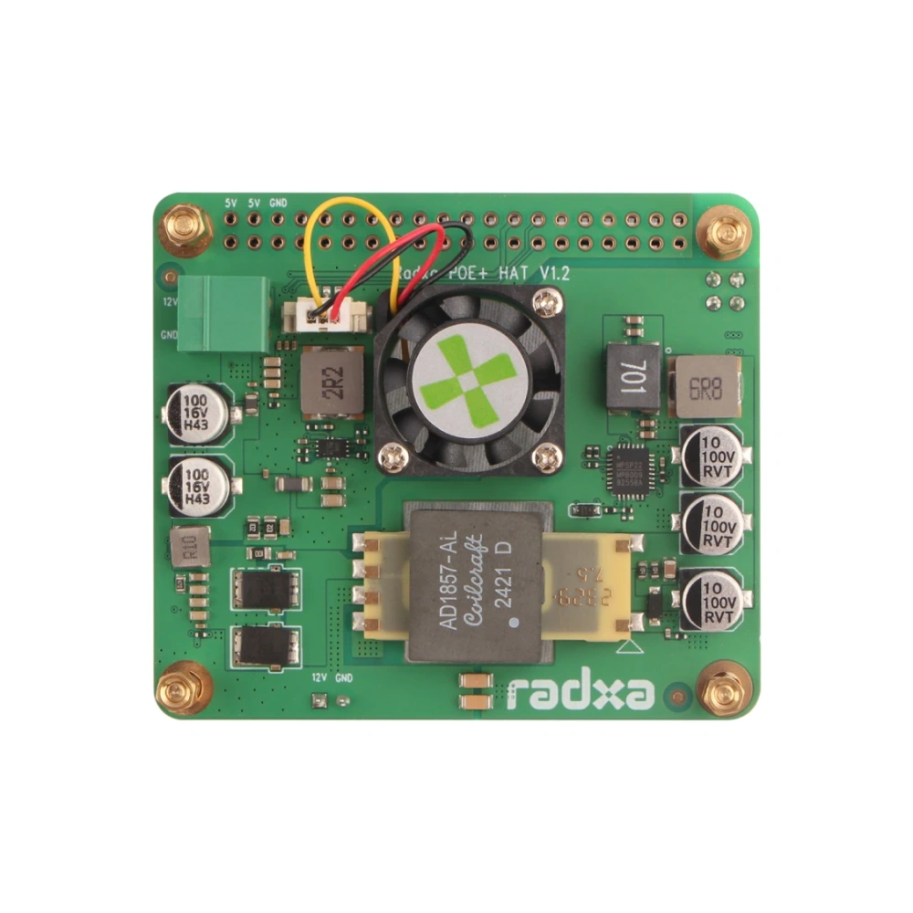 Radxa 25W PoE+ HAT Power Over Ethernet Module