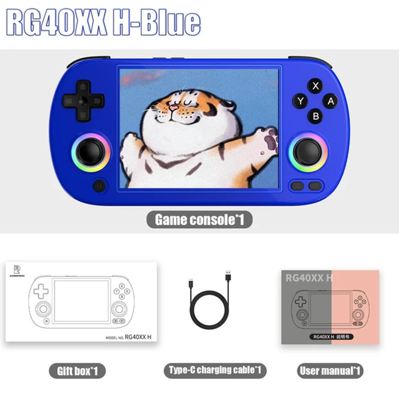 RG40XX H Retro Ultra-Thin 4 Inch 64GB Linux Handheld Game Console