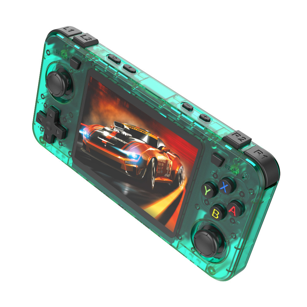 R36H Retro 64GB 3.5-Inch IPS Screen Handheld Game Console