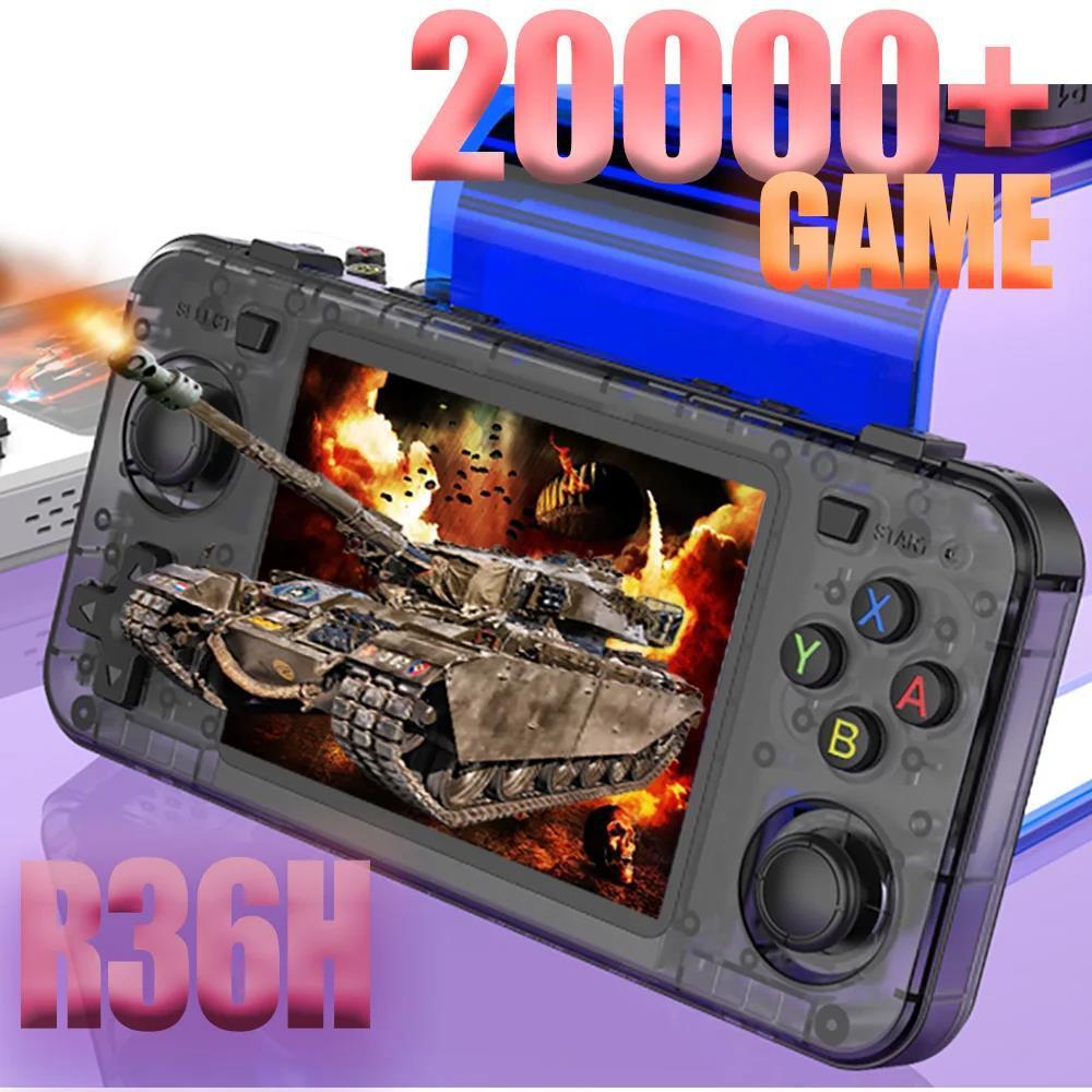 R36H Retro 64GB 3.5-Inch IPS Screen Handheld Game Console