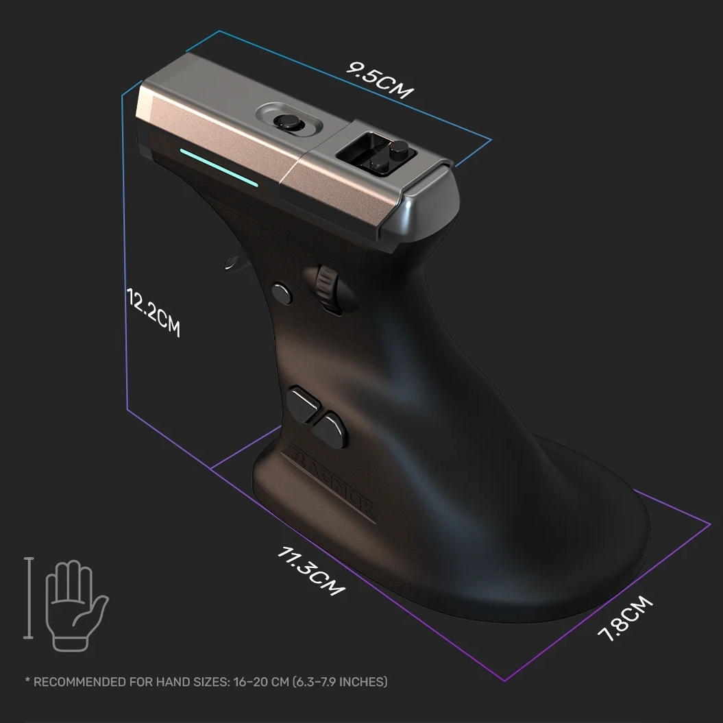 Ragnok ErgoStrike7 3 Gun Mouse for FPS Shooting Games