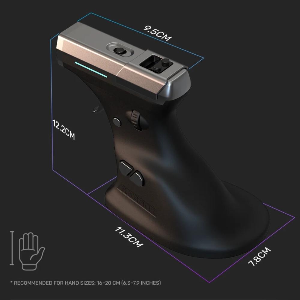 Ragnok ErgoStrike7 3 Gun Mouse for FPS Shooting Games