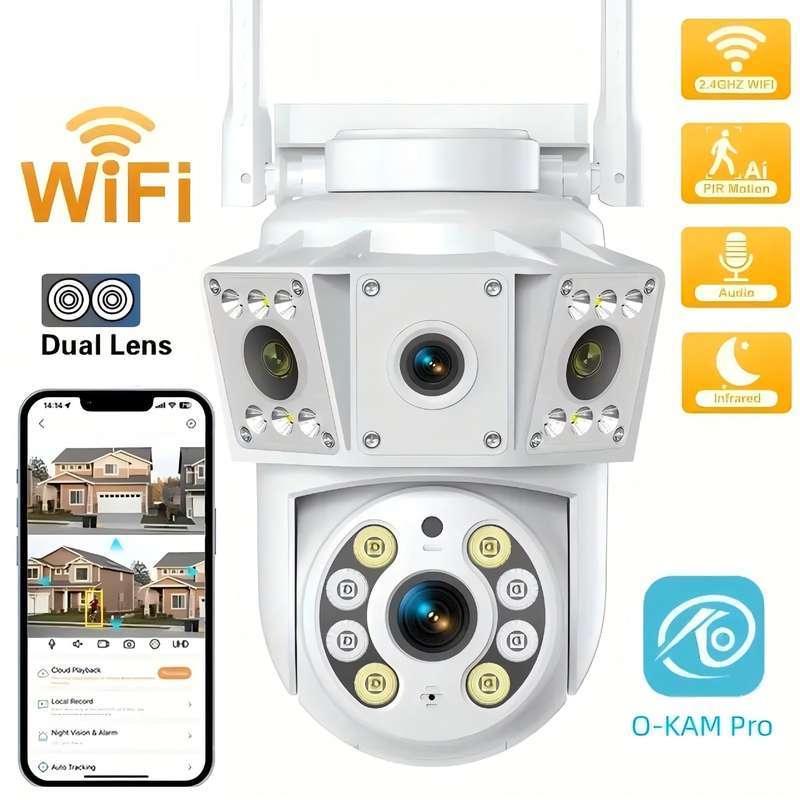 K30 Home Camera 1080P Night Vision Dual Lens