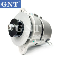 112504 Alternator compatible with KOMATSU PC650 EX1200 6D140 6D170 115533 6008218260 6008219360 6008219370 6008219510 6008219530 6008219531
