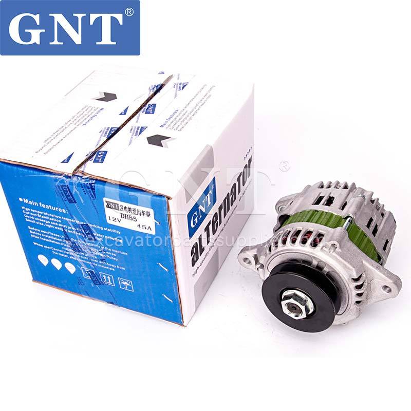 12V 50A GNT Alternator for ISUZU 4JB DH55 8972283180, 8972283181, 8972282810, LR150-715, LR150-715A, LR150-715B, LR150715, LR150715A