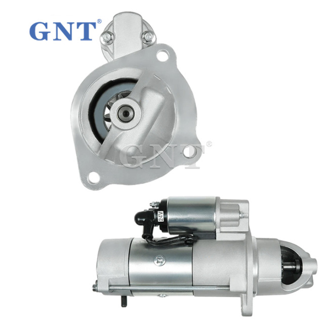 GNT FACTORY High quality 24V 10T CUMMINS ISF3.8 Starter M81R3001, M81R3001VPP, M81R3001-VPP, M93R3042SE, M93R3042SEVPP, 1-599-25W