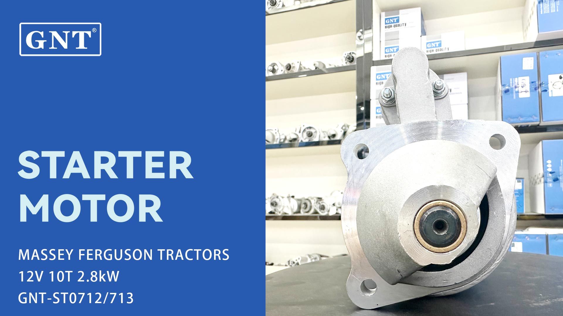 MASSEY FERGUSON TRACTORS MF-240 STARTER MOTOR 11130076, 11130200, 11130373, 11130411, 11130419, 11130509, 11132159, AZE4244