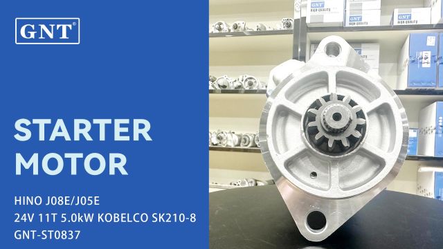 HINO J05E J08E Starter Motor 2810078112, 2810078113, 28100-78112, 28100-78113, 2-8100-HN, CST37607AS, CST37607GS, 19271N