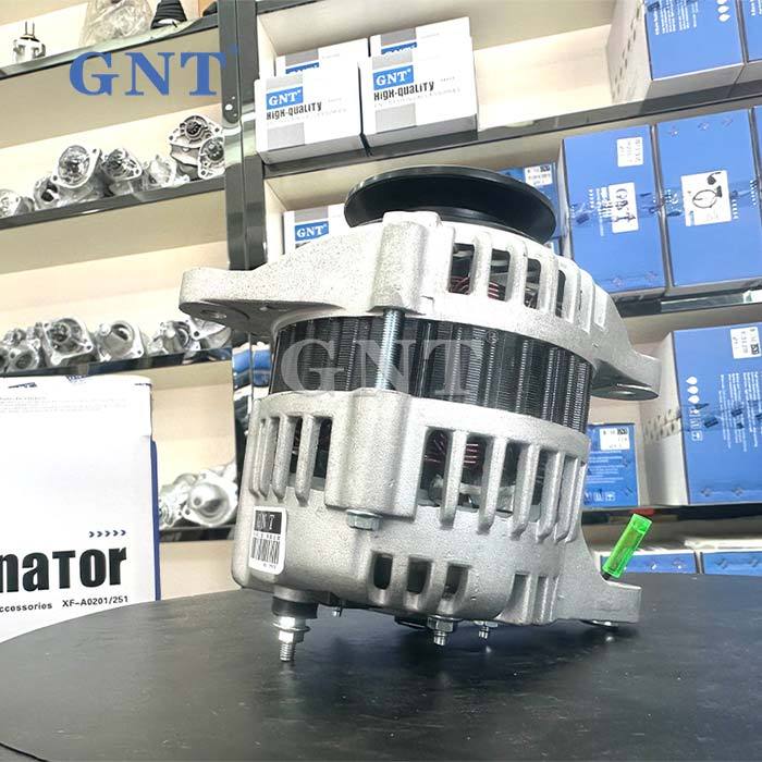 GNT Factory Alternator for YANMAR 4D94 SH75 Engine 23700-KA000, 23700-KA020, 23700-KA021, 23700-KA030, 23700-KA031, 23700-KA110