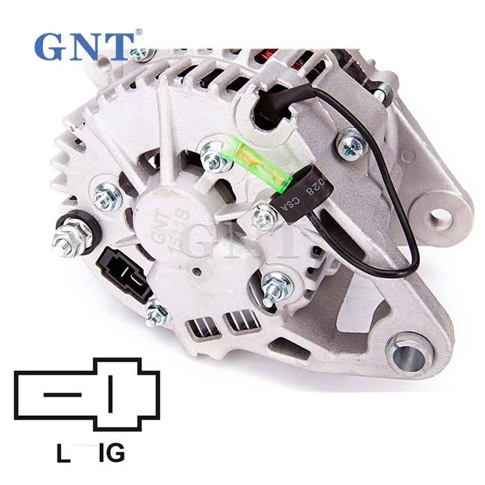 Wholesale High quality 12V 60A Alternator for DOOSAN DH60 ENGINE LR160735, LR160735B, LR160-741, 123900-77210, 128271-77200