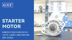 GNT Brand New High Quality Wholesale KUBOTA D1703 V2203 Starter motor 16661-63013, 19616-63011, 19616-63012, 14297-63011