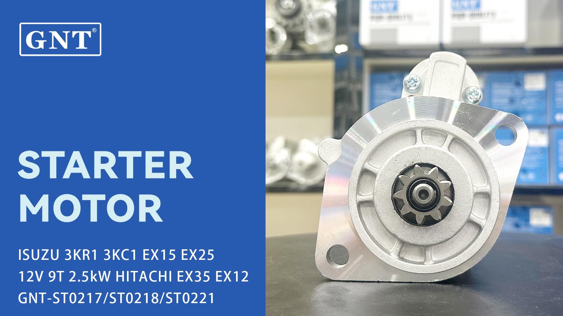 Starter Motor 3KR1 3KC1 EX15 EX25 EX35 EX12 ISUZU Engine S13115, S13115A, 211435511, 211425511, 211425502, 23338M4900, 2335807G00