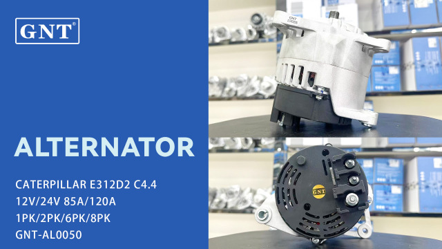 GNT Facotry Wholesale Alternator for CATERPILLAR Excavator E312D2 C4.4 Engine DAN1092, DAN650 By GNT Worldwide shipping