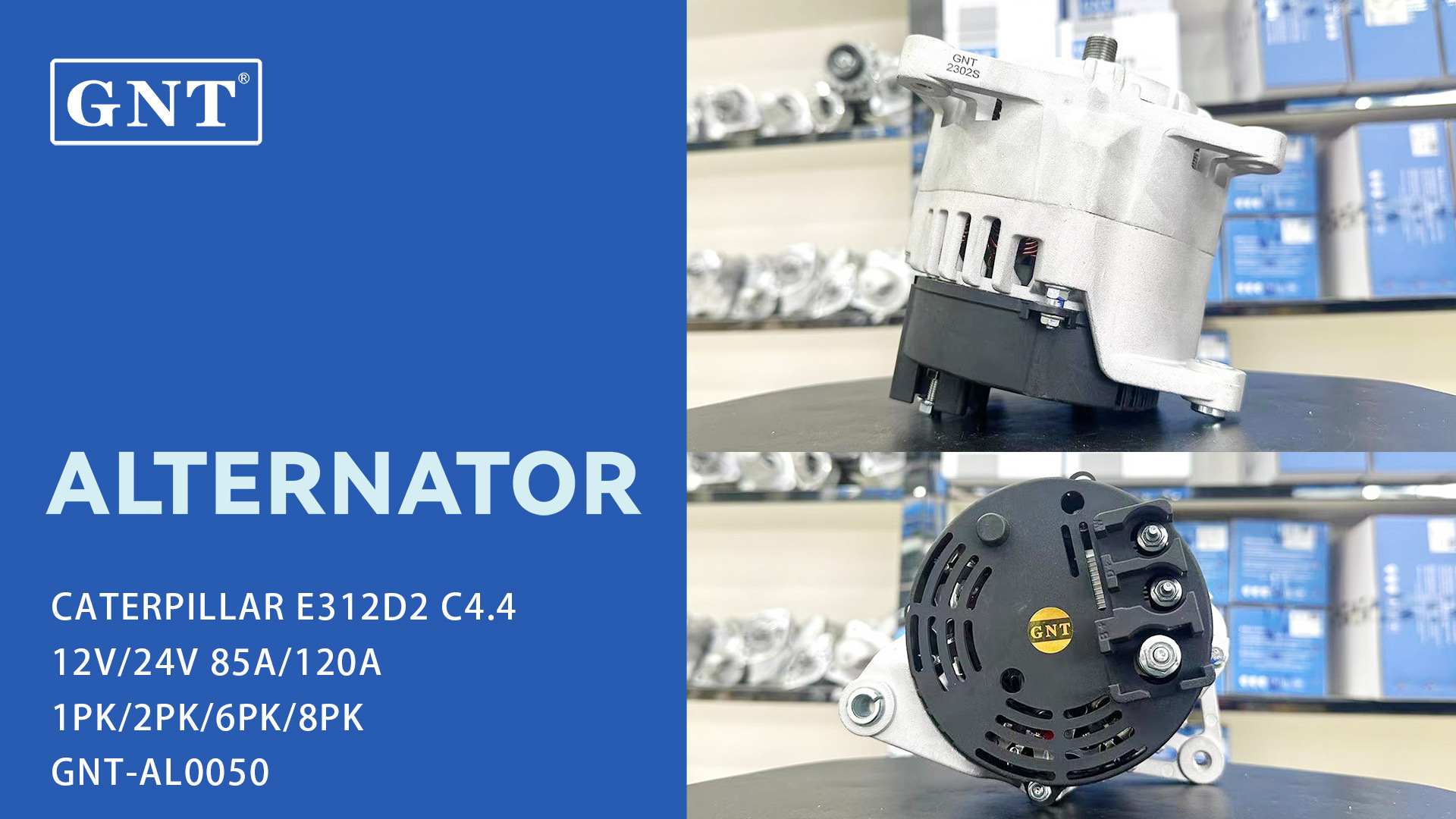 24V/12V 60A/80A/120A 1PK/2PK/6PK/8PK High quality Alternator for CATERPILLAR LOADER 414E 416EST 422E C4.4 C6.6 3054C 3054E E312D2
