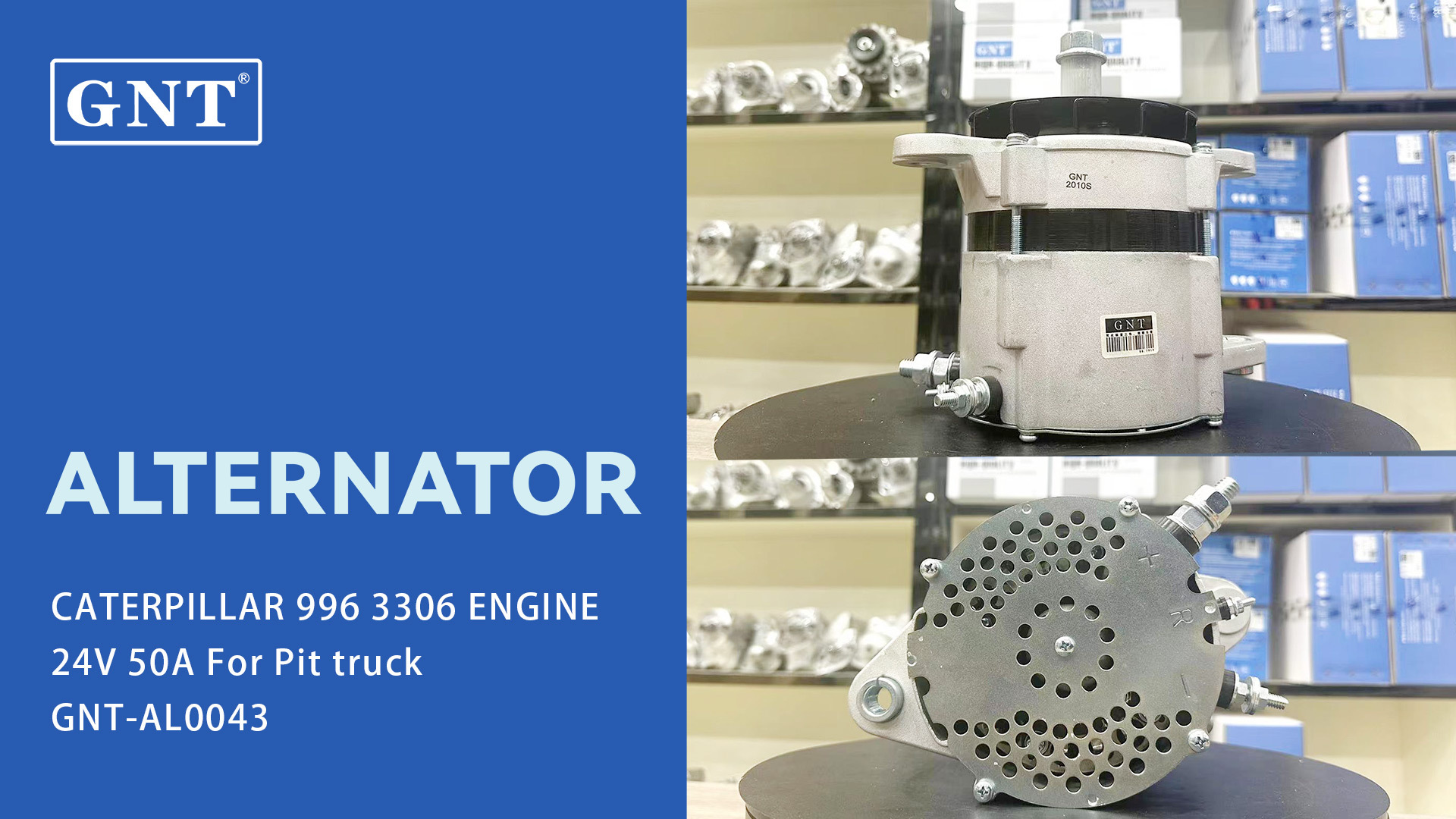 Alternator for CATERPILLAR 3306 Engine 0122469002, 0986043437, AT85458, SE501345, TY6681, LRA02461, LRA2461, 3078115, 4060811