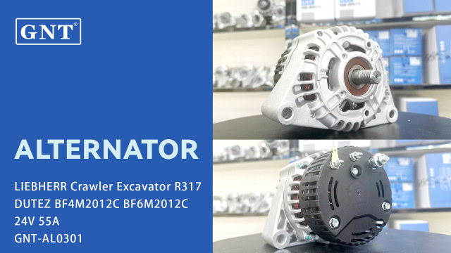 24V 55A High quality Alternator for LIEBHERR CRAWLER Excavator A309 A311 R317 DUTEZ BF4M2012C BF6M2012C ENGINE