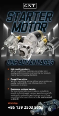 BOBCAT Starter motor for JOHN DEERE 410C/E/G 9570 310 6603 IS0679, IS1063, AZF4522, AZF4541, AZF4550, AZF4597, AZJ3226