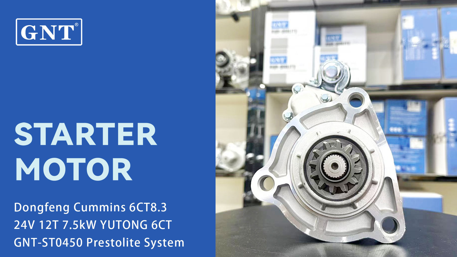 YUTONG CUMMINS 6CT PRESTOLITE SYSTEM Starter motor 2889951, 2890419, 4093888, 5256984, 5346195, C3415537, C5256984