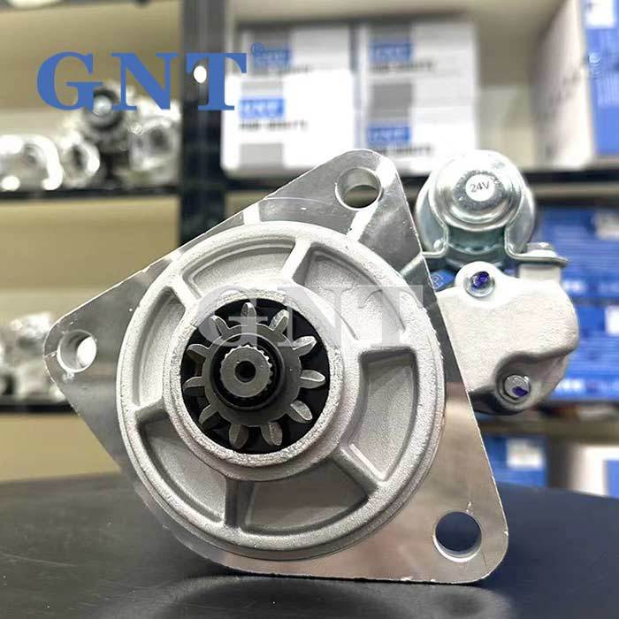 24V 11T DL07 Starter Motor DH225-7 DOOSAN Engine 19080032,19080033, 8200475, 8200734, 8200777, DRS0632, DRS0632N
