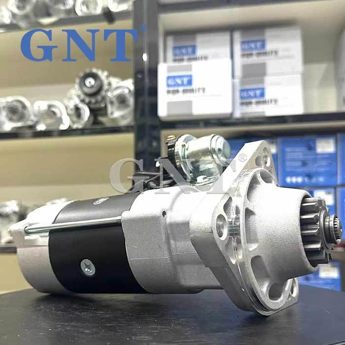 24V 13T Starter Motor DL07 DH225-7 DOOSAN Engine 65.26201-7076, 65.26201-7076A, 65.26201-7077 65.26201-7077A, 65.6201-7077B