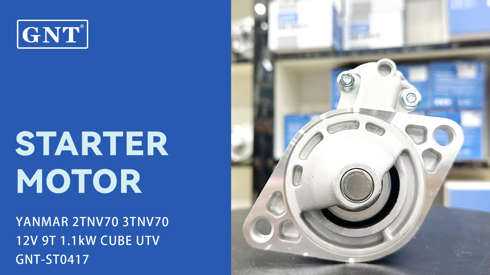 12V 9T Starter motor for YANMAR 2TNV70 3TNV70 3TNV76 DENSO SYSTEM 4280002190, 4280002191, 4280801591, 119515-77010, 119717-77010