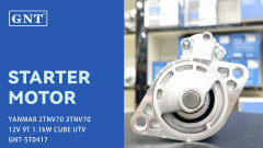 12V 9T Starter motor for YANMAR 2TNV70 3TNV70 3TNV76 DENSO SYSTEM 4280002190, 4280002191, 4280801591, 119515-77010, 119717-77010