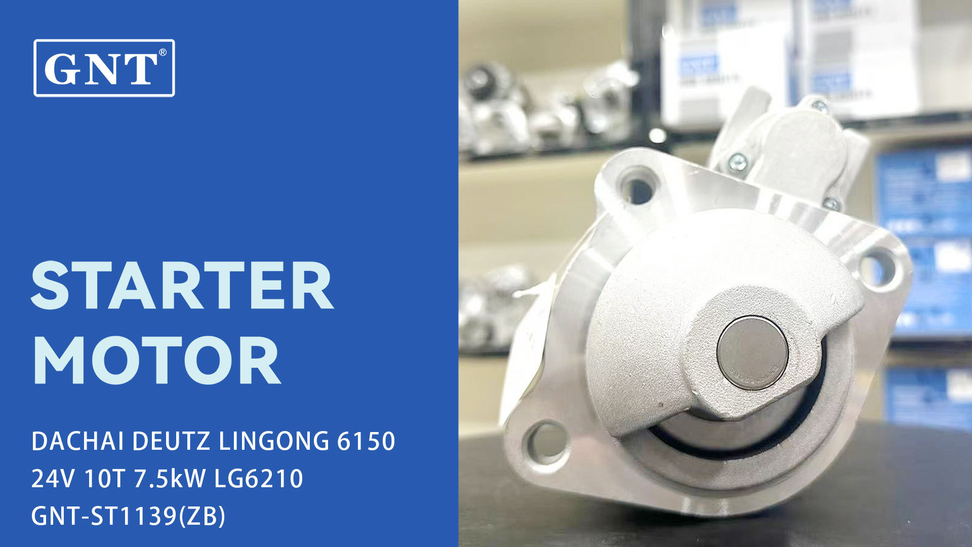 24V 10T DACHAI DEUTZ Starter motor 3708010-A204/A, 3708010A204A, 0-001-231-005, QJH2705X