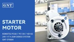 24V 11T 4.5KW GNT Starter Motor fits KOMATSU 4D102 DENSO System Engine 6008134460 6008134461 8944497250 8944545590 0230001700 DSN2057