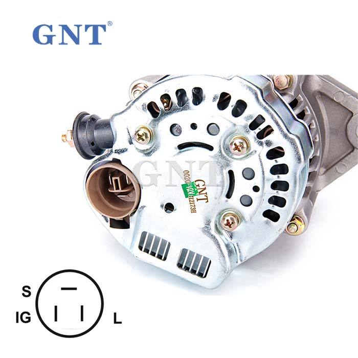 Alternator compatible with ISUZU 4LE2 engine for EX55 Excavator 10459516 DRA3519 LRA1719 LRA01719 1002114540 2706078003 270607800371