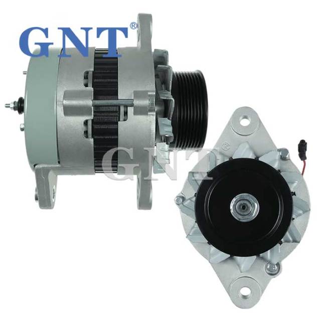 24V 60A Alternator for Daewoo Doosan DH300 Excavator DE12 Engine 6008256110 6008256270 6008256310 6008256370 6008616110 6008616111