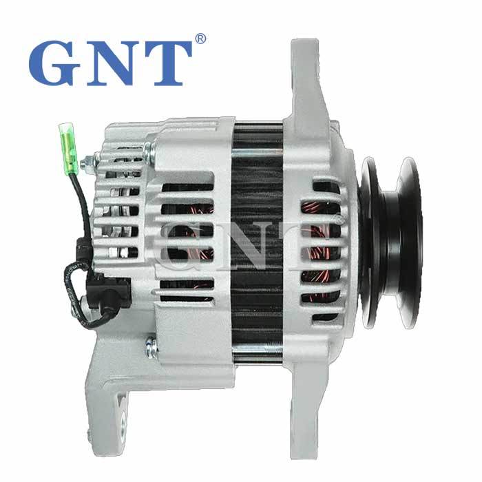 12V 60A Alternator compatible with Yanmar 4TNE98 4TNE106 Engine 12761N 12390077210 12827177200 2506166