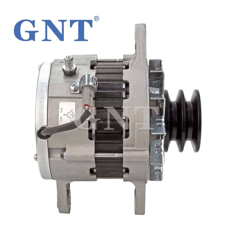 24V 60A Alternator compatible with HINO Ranger H07D J07C Engine 02141021012 02141021013 02141021014 02141021015