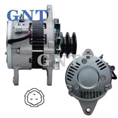 24V 60A Alternator compatible with HINO Ranger H07D J07C Engine 270401102 270401102A 270401103 270401103A 270401104 270401104A