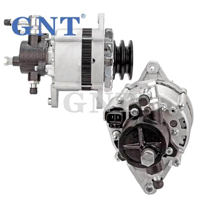 12V 50A 2PK Alternator compatible with Nissan TD27 Engine LR150428 LR150428C LR150428E LR150428S LR150428T LR150430S LR150430T LR150443S LR150443T