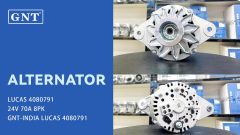24V 75A 8PK GNT High Quality Alternator compatible with LUCAS Engine 4080791 5263218 5263220 335E0898 26021580 26021592