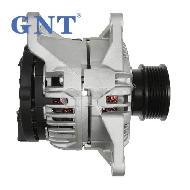 12V 90A Alternator compatible with IVECO F4GE0404A Engine 0124320002 0124325052 0986042670 0986081360 1986A00727 2855975 C8520046A