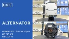 24V 70A Alternator for KAMAZ 4308 Cummins EQB Engine 4973876X 37T6701001A Z3900520 AVE276A5 JFZ276W JFZ276W-VPP 1-3046-25W 1-3441-25W 3701800060