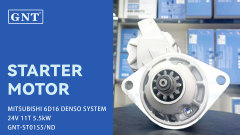 24V Starter Motor compatible with 6D16 Denso system Engine 600092 M000A0291 LRS1941 113129 3610093011 3610093C00 3610093010