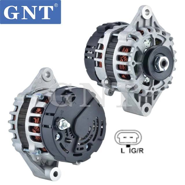12V Alternator compatible with John deere 4066R Tractor Yanmar Dsl Engine LVA18613 LVA18613B MIA10222 2619464 2655641 600140 A0002655641 11737N