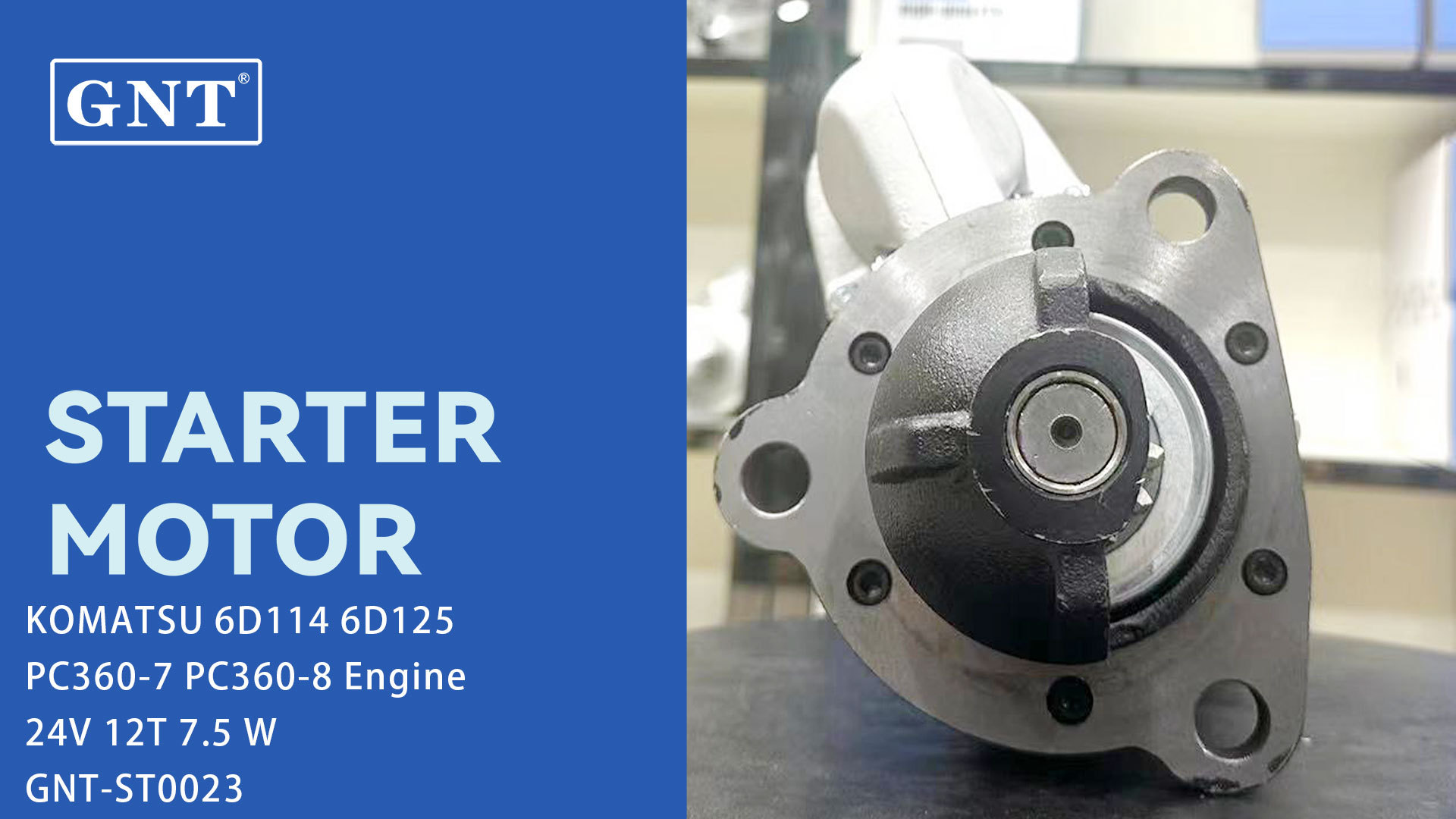 24V 12T Starter compatible with PC360-8 Engine 6008133530 6008133531 6008133630 6008133670 6008133671 6008133672 6008133681 6008133682 6008133861 6008134530 6008134531