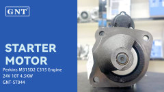 24V 10T 4.5KW GNT Starter compatible with Perkins M315D2 C315 Engine 11132188 AZF4326 IS1290 MS196 3417601