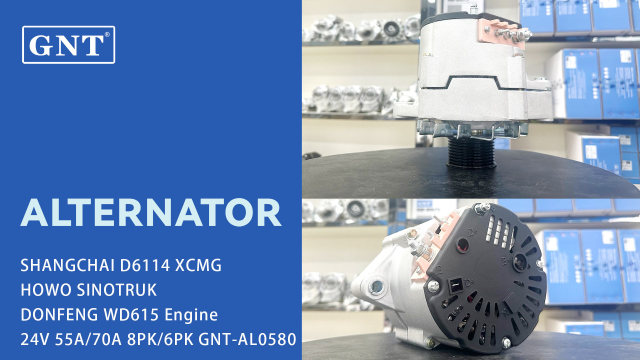 24V 55A/70A Alternator compatible with SHANGCHAI D6114 Engine D1110213 ALP0448RP ALP0448WA JFZ252D1 JFZ252OC 1-3047-25W 1-3521-25W