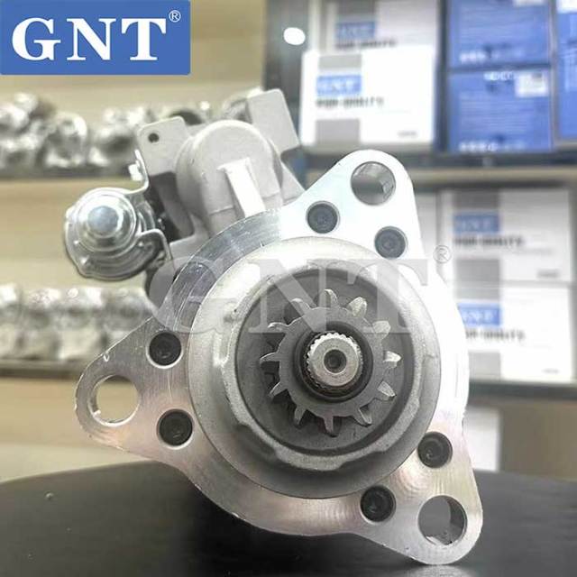 24V 12T 9.0KW GNT Starter compatible with Cummins ISB Engine 07011044 3281634 3352839 39002661 4096194 4096443 4096443NX 5256416 5284105 5284106