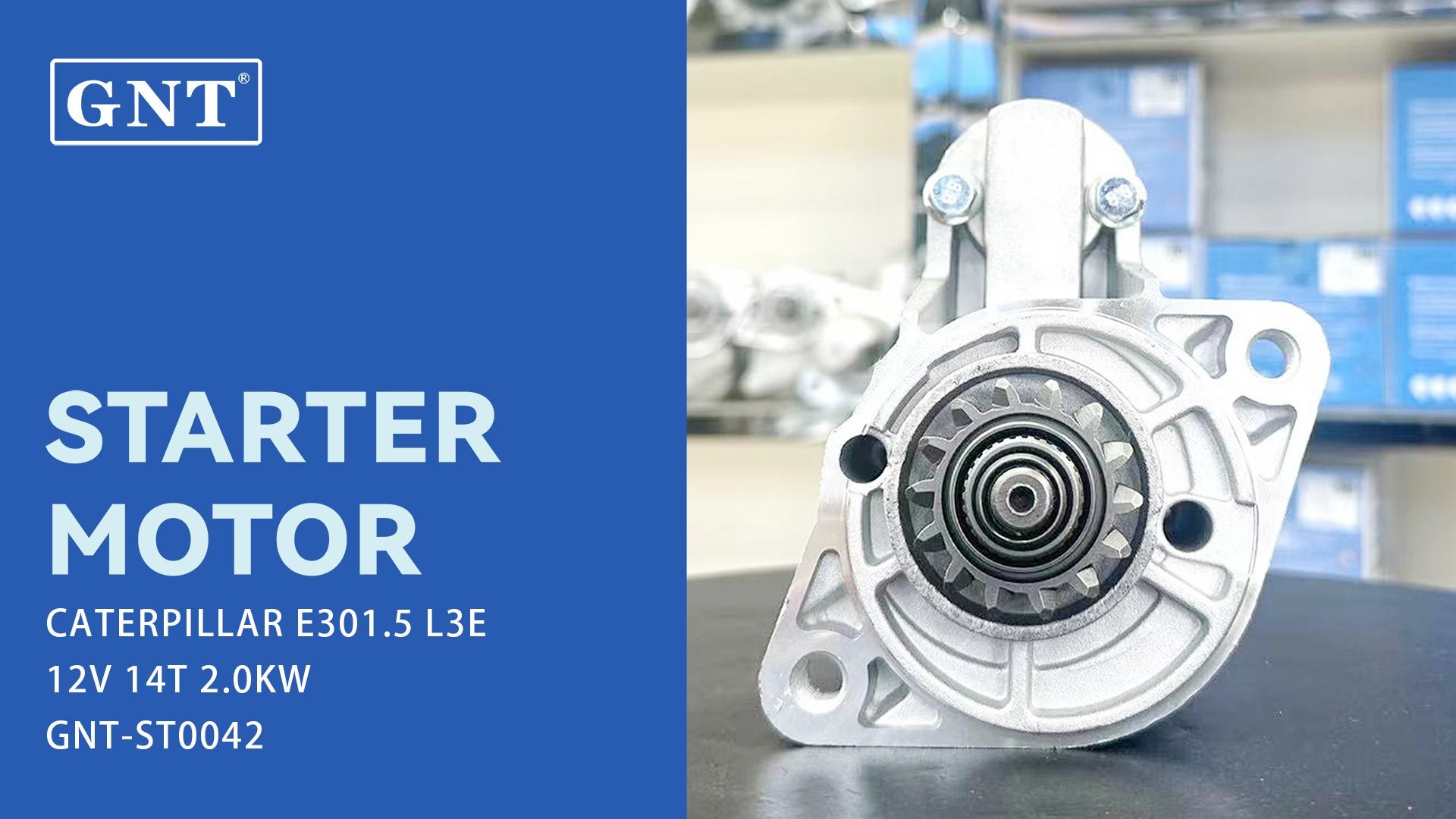 M000T60481 Starter Motor for CATERPILLAR L3E E301.5 30L6610500 30L6610600 M0T60481AM M001T68381