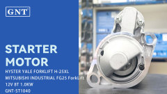 12V 8T Starter compatible with YALE Forklift GLP050 MITSUBISHI FG25 Engine 16795N 16924 16924N 19827N 900540857 912978600 918139600 18096N