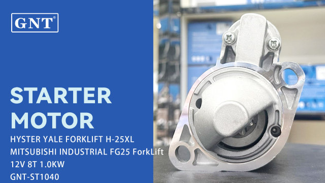 12V 8T Starter compatible with YALE Forklift GLP050 MITSUBISHI FG25 Engine 16795N 16924 16924N 19827N 900540857 912978600 918139600 18096N