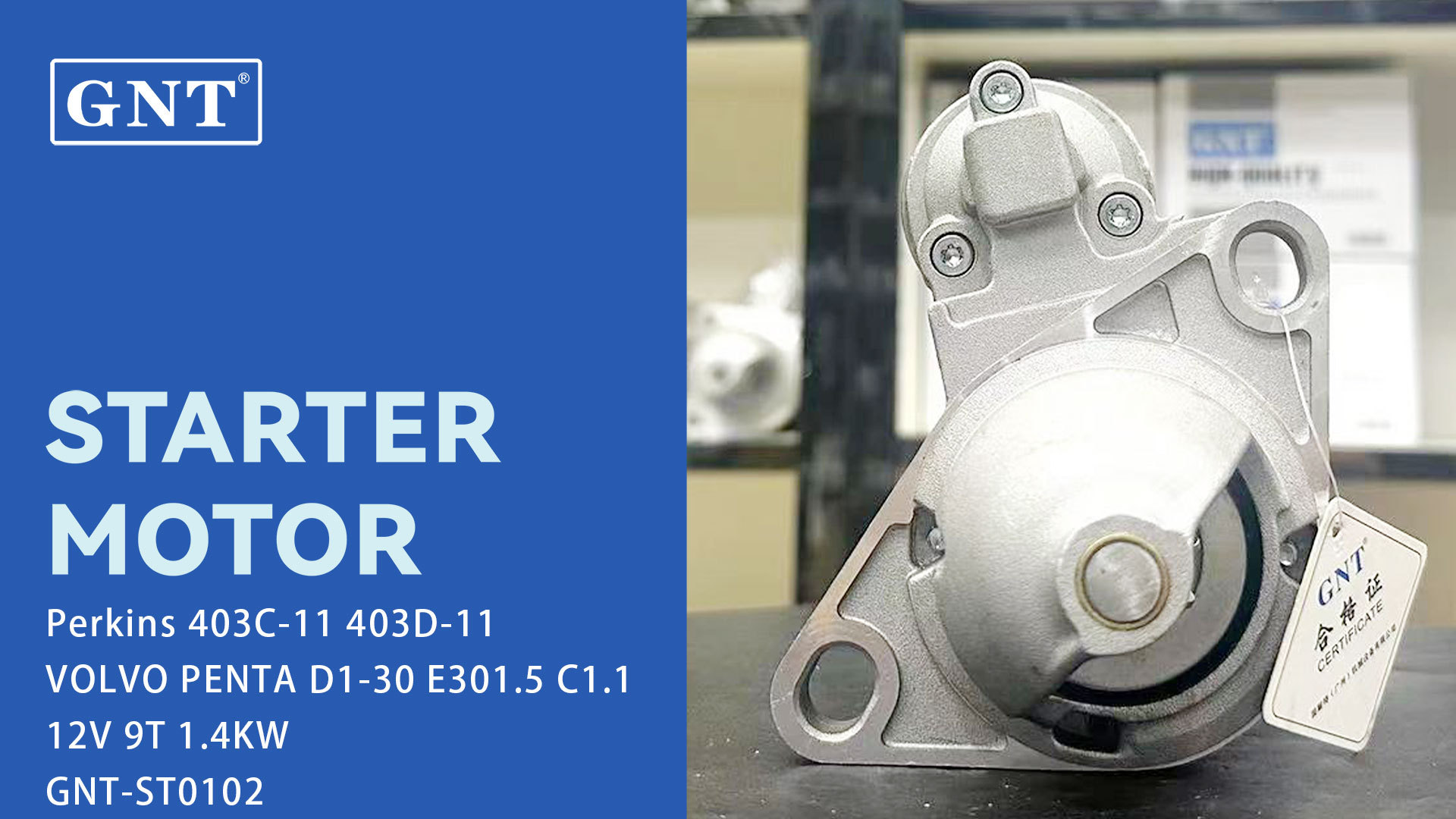 12V 9T Starter compatible with Ford PERKINS 102-05 103-07 103-10 Engine S114381 02630500 71436700 185086321 18508661 185086610 18508662 185086620