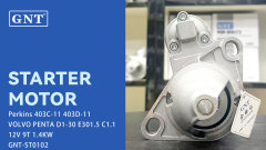 12V 9T 1.4KW Starter compatible with VOLVO PENTA D1-30 Engine CST10263 CST20115 3197351 8EA730278001 063521070780 MSN2016 220090