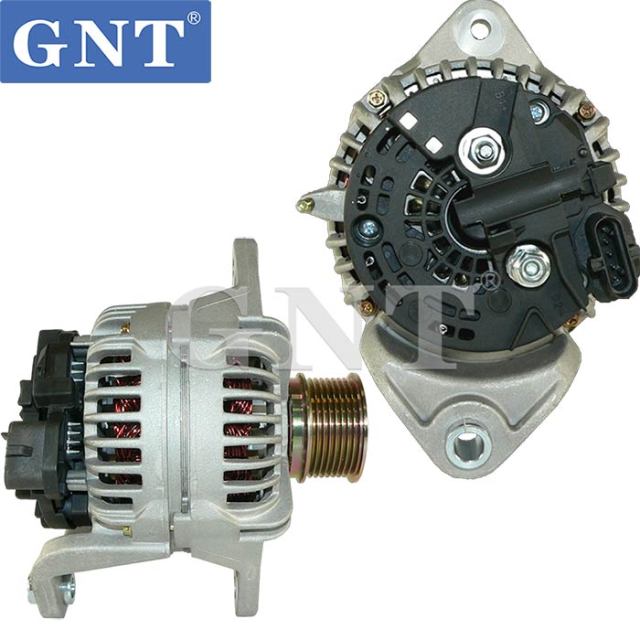 24V 100A Alternator compatible with VOLVO D13K460 Engine 5001868213 5010589551 5010589555 7420466317 7420842445 7420849351 7420862899 7421429786
